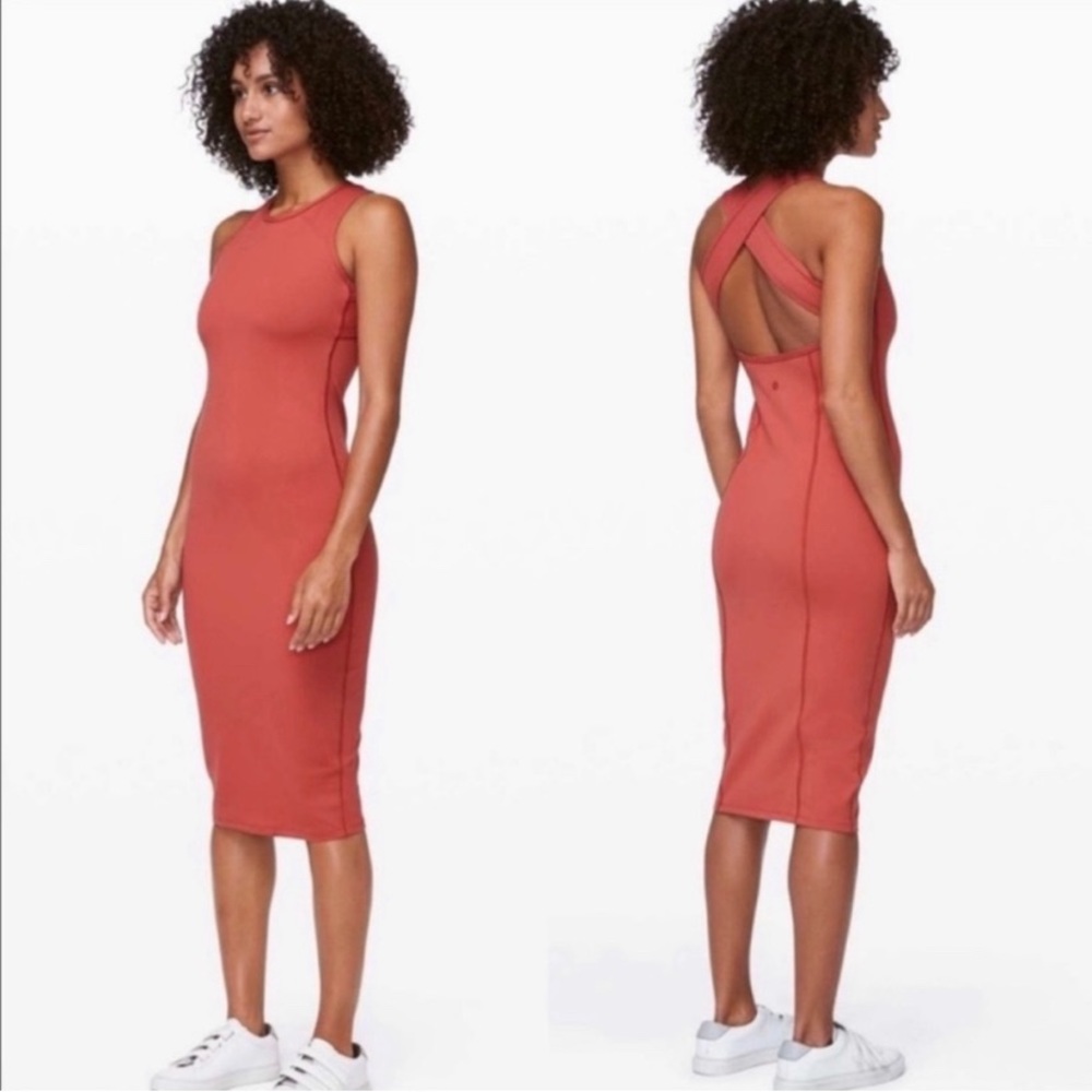 Lululemon Picnic Play Dress - coral